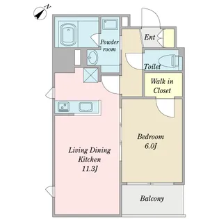 プリマヴィラ西船橋【6階】の間取り