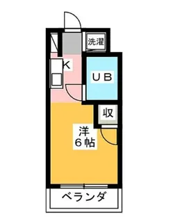 日新ハイツ氷川台【2階】の間取り