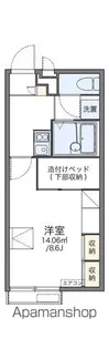 レオパレスササコエ【2階】の間取り