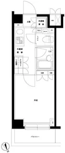 ルーブル目黒不動前【2階】の間取り