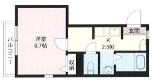 グランメール【3階】の間取り