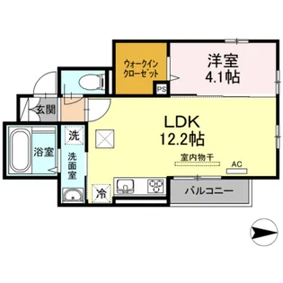 シャンブル【1階】の間取り
