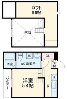 アルブル【2階】の間取り
