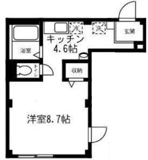 東京都中野区中央2【マンション】の間取り