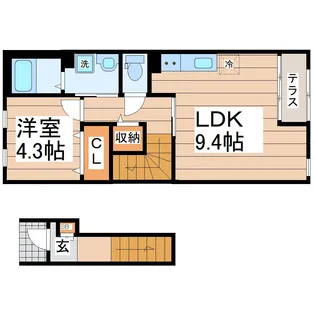 メゾン ルメール【2階】の間取り