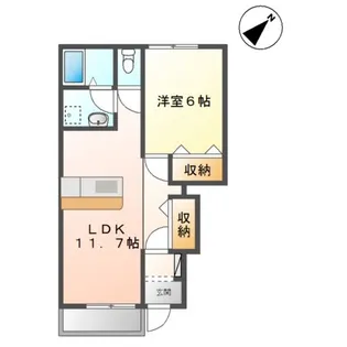セラフィーナ【1階】の間取り