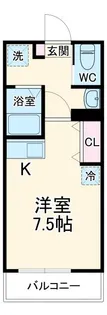 ラ・ホープ高根台【1階】の間取り