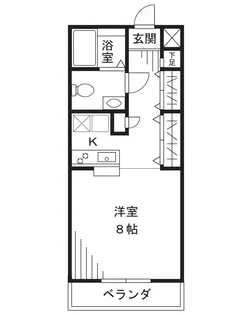 ラ・ソレイユ【2階】の間取り