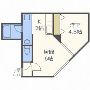 ルピア入船【2階】の間取り