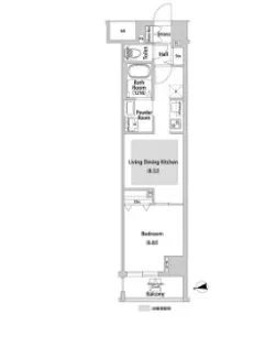 東京都豊島区西巣鴨1【マンション】の間取り