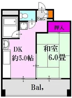 広島県広島市西区庚午南2【マンション】の間取り