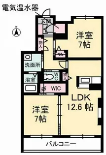 シャーメゾンしおやの杜 C棟【3階】の間取り