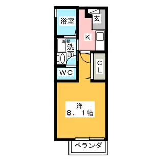 リブレア白鳥【1階】の間取り