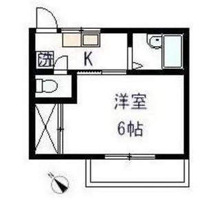 東京都日野市南平1【アパート】の間取り