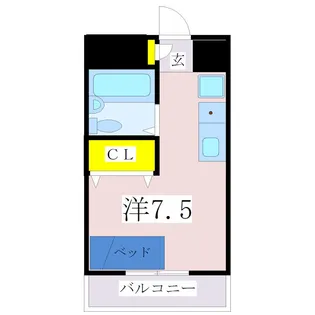 鹿児島県鹿児島市東谷山5【マンション】の間取り