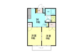 メゾン二見 A棟【2階】の間取り