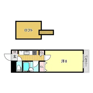 マンション宮本II【5階】の間取り