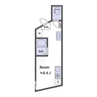 Liz西日暮里【4階】の間取り