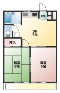 ペニーレイン【3階】の間取り