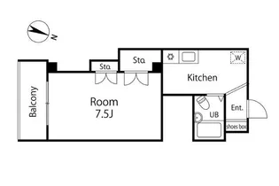 東京都大田区大森東2【マンション】の間取り