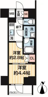 ARCOBALENO MINAMISENJU【3階】の間取り