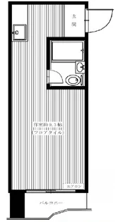 勝どきハイデンス【8階】の間取り
