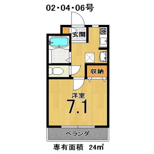 パルシャス深草【3階】の間取り