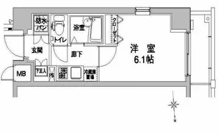 ドルチェ東京深川壱番館【7階】の間取り