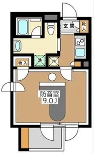 Sonorite池之端【1階】の間取り