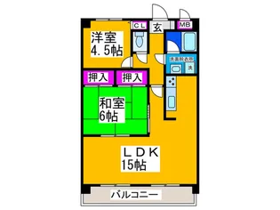 U・COURT 101【3階】の間取り