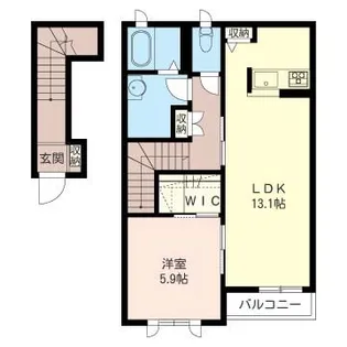セレッソC【2階】の間取り
