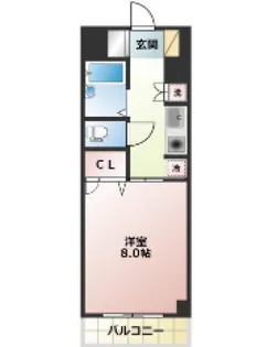 エスペランサ津島【8階】の間取り