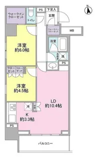 スタイリオ品川中延【13階】の間取り
