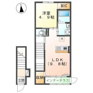 愛知県瀬戸市高根町3【アパート】の間取り
