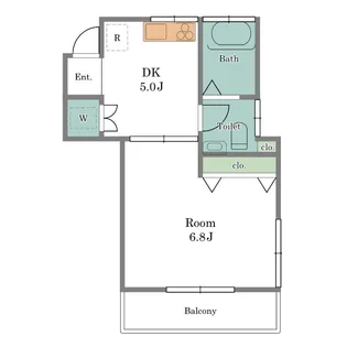 桜ハイツ【2階】の間取り