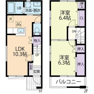 レジデンスガーデン 風の間取り