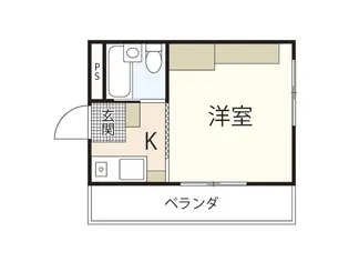 メゾン南観音【2階】の間取り