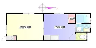 マーブルフラッツ【1階】の間取り