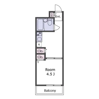 パレット御殿山【2階】の間取り