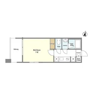 コスモリード羽田【4階】の間取り