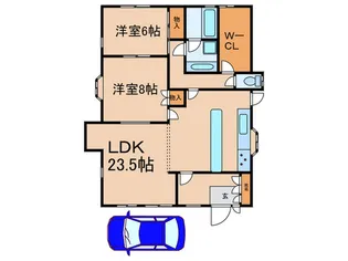 Y・A・Fハイム2号館【1階】の間取り