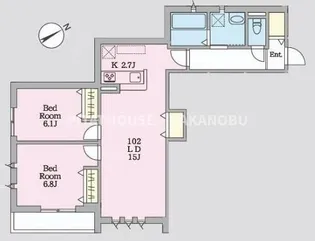 Cozy南馬込【1階】の間取り