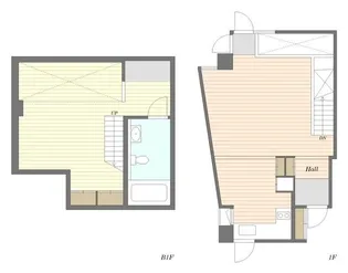 グリーンテラス元代々木【1階】の間取り