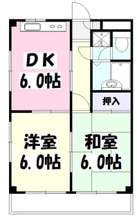 メゾンサンフェリーチェ【2階】の間取り