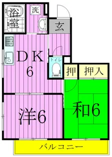 メゾンコムラ【3階】の間取り