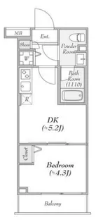 東京都墨田区八広4【マンション】の間取り