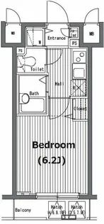 東京都中央区日本橋浜町3【マンション】の間取り