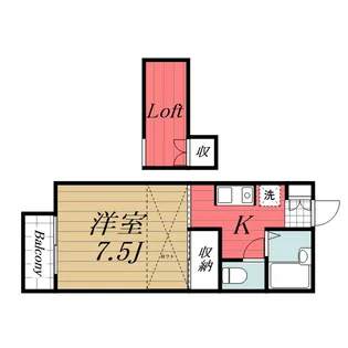 千葉県市原市ちはら台東5【アパート】の間取り