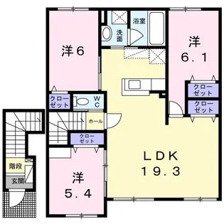 サニーヴィラ【2階】の間取り
