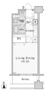 レジディア西麻布【5階】の間取り